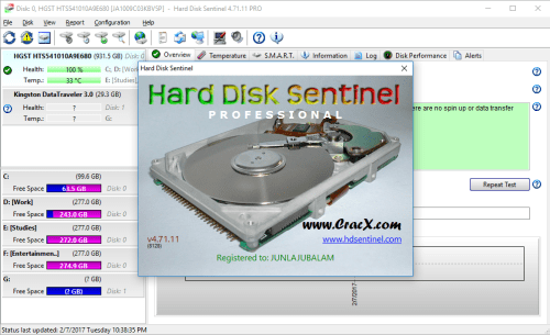 Serial key hard disk sentinel 4.60 pro